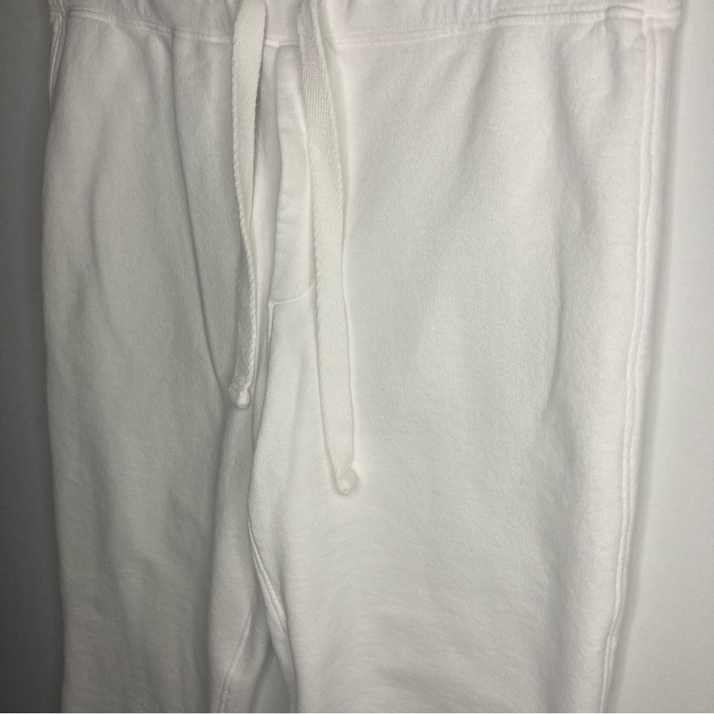 Frank & Eileen Christine Tulip Ankle Sweatpants White Sz M Medium EUC Cabincore - Picture 7 of 16